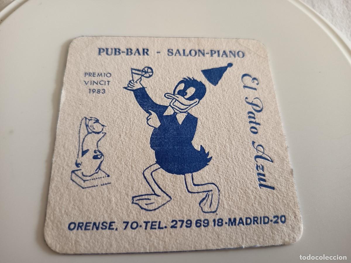 Sammelleidenschaft Andere Papierartikel: POSAVASOS PUB EL PATO AZUL-MADRID