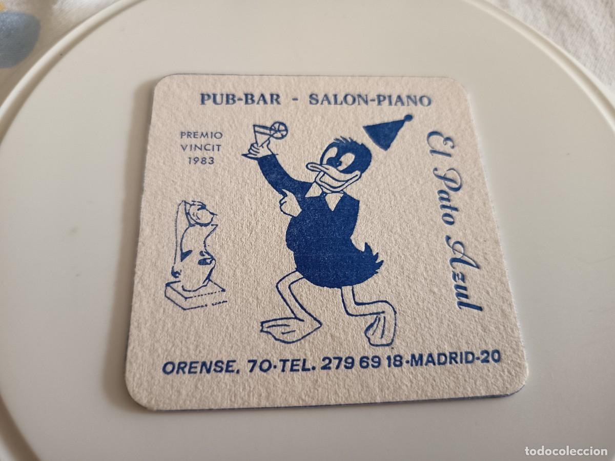 Sammelleidenschaft Andere Papierartikel: POSAVASOS PUB EL PATO AZUL-MADRID