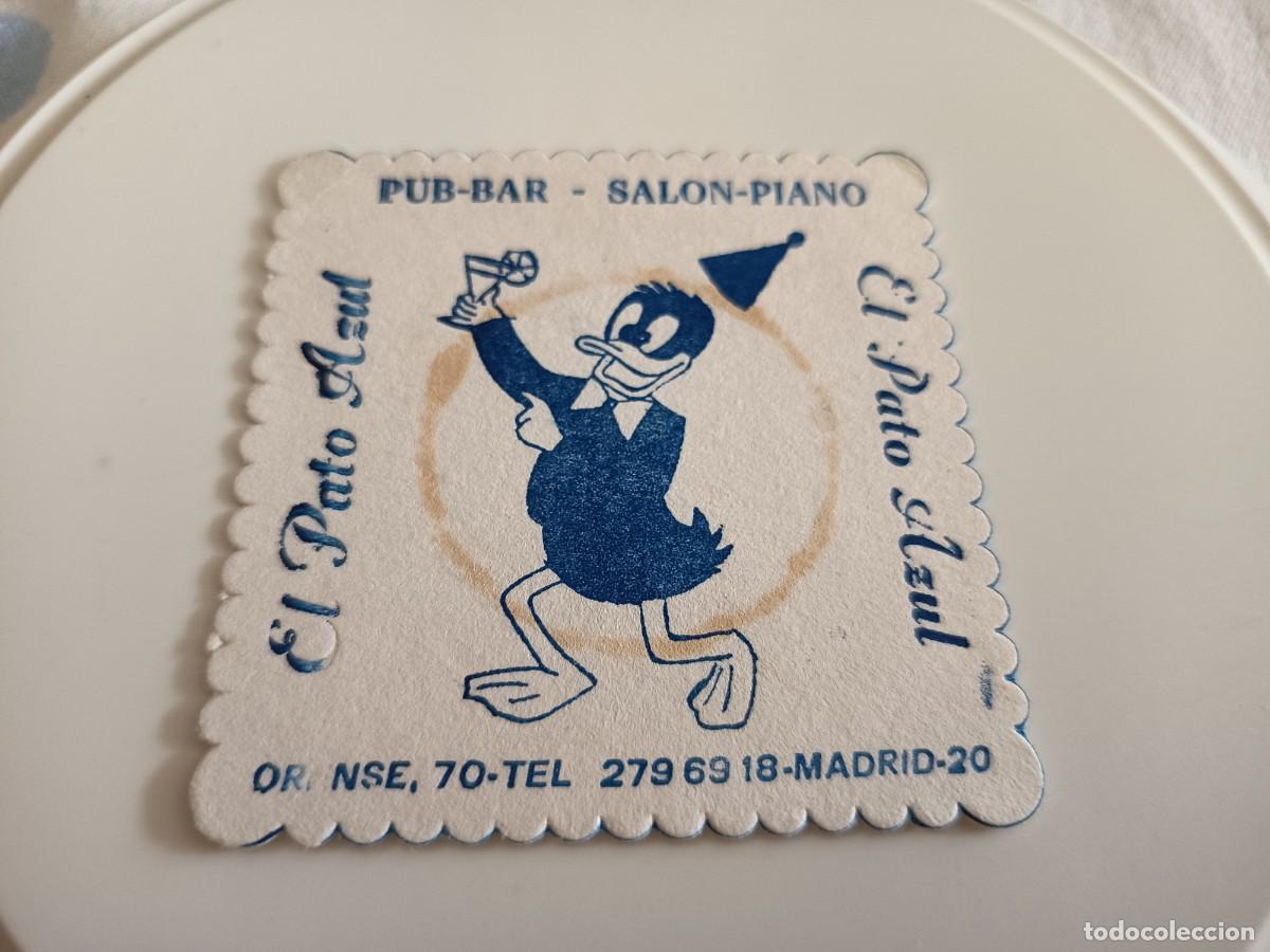 Sammelleidenschaft Andere Papierartikel: POSAVASOS PUB EL PATO AZUL-MADRID