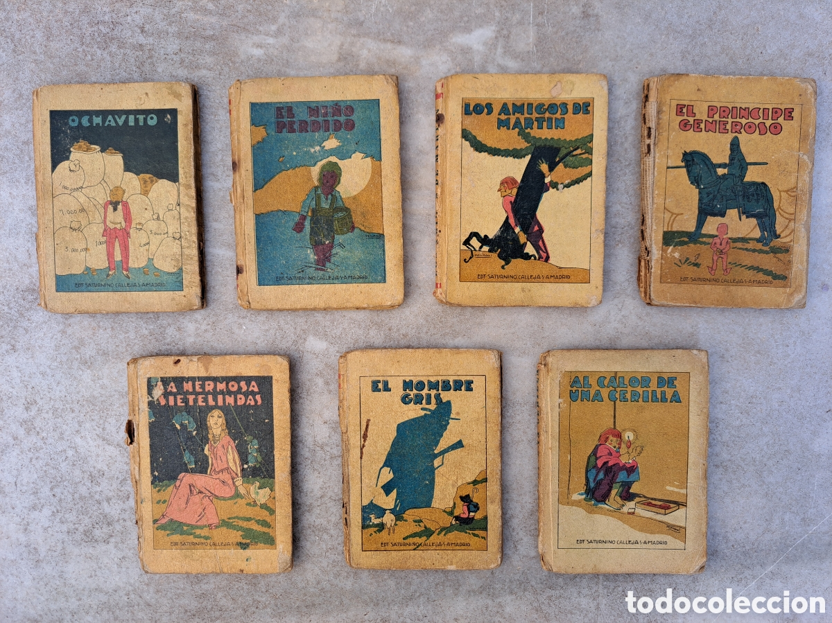 Altri oggetti di carta: LOTE 7 CUENTOS BIBLIOTECA DE RECREO - CALLEJA