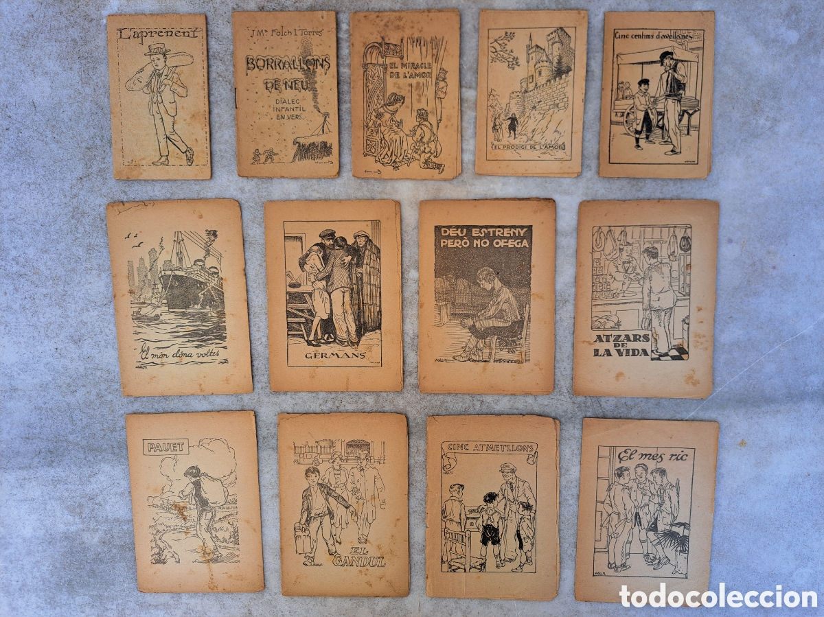 Altri oggetti di carta: LOT 23 CONTES COLECCI&Oacute; EN PATUFET