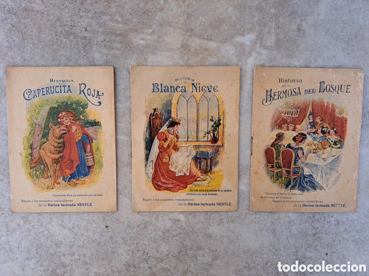 Otros art&iacute;culos de coleccionismo en papel: LOTE 3 CUENTOS INFANTILES - NESTL&Eacute;