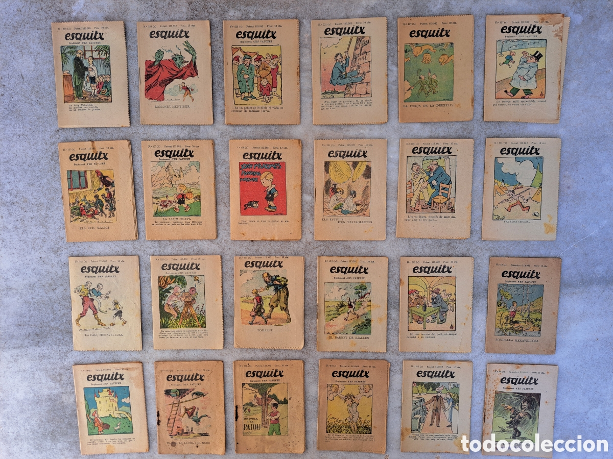 Sammelleidenschaft Andere Papierartikel: LOT 69 N&Uacute;MEROS REVISTA ESQUITX (EN PATUFET)