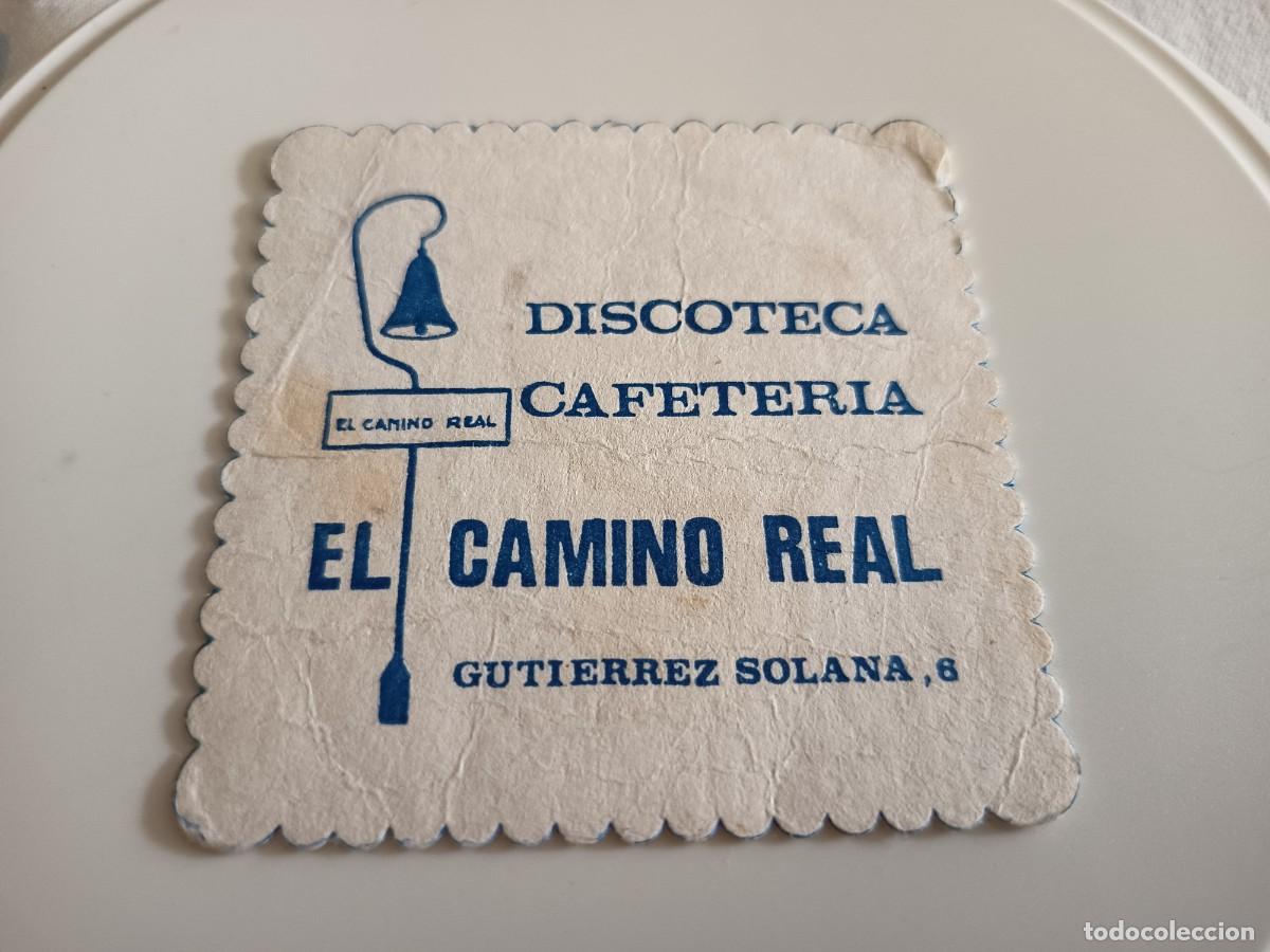 Altri oggetti di carta: POSAVASOS DISCOTECA EL CAMINO REAL-MADRID