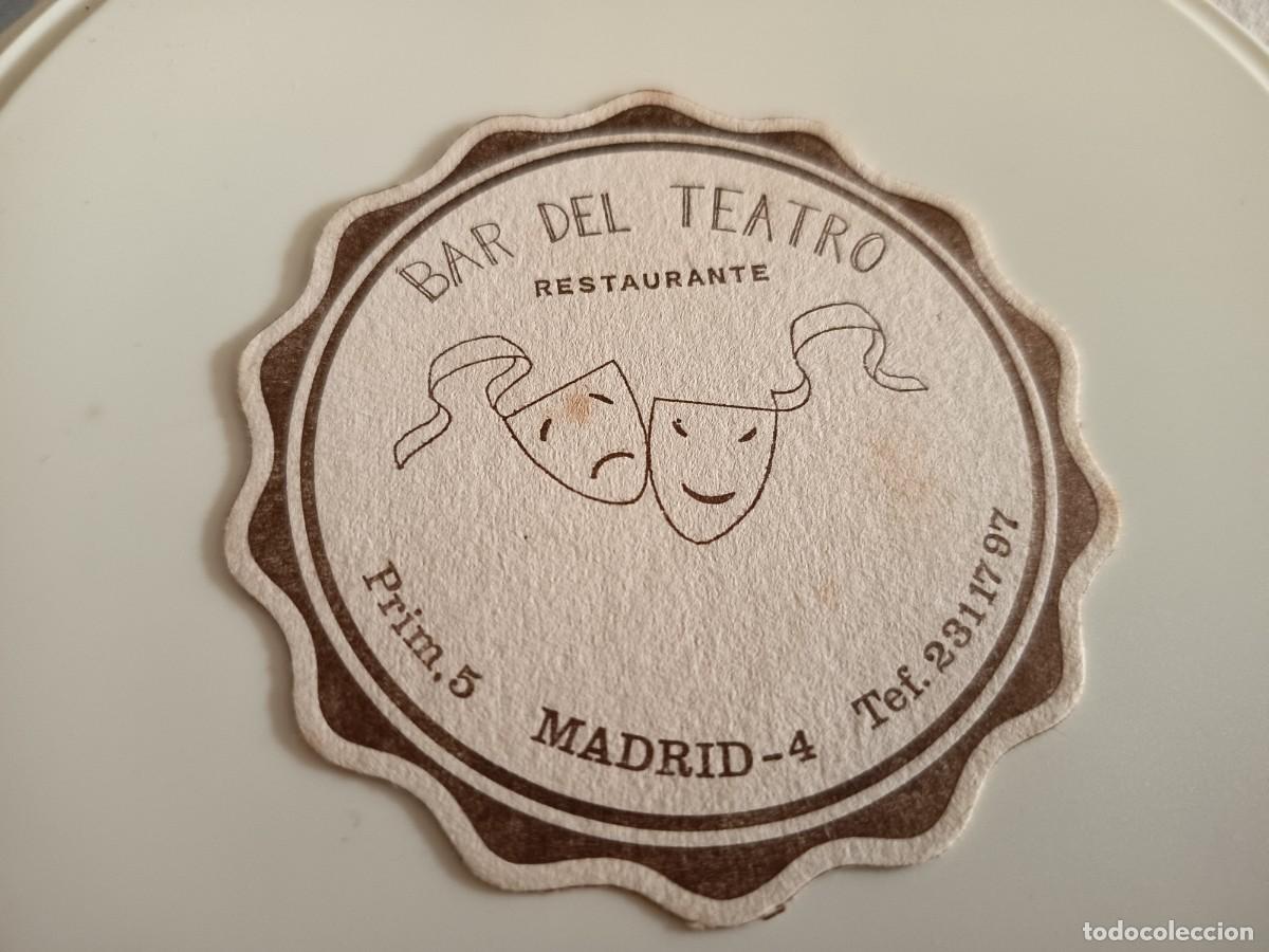 Otros art&iacute;culos de coleccionismo en papel: POSAVASOS BAR DEL TEATRO-MADRID