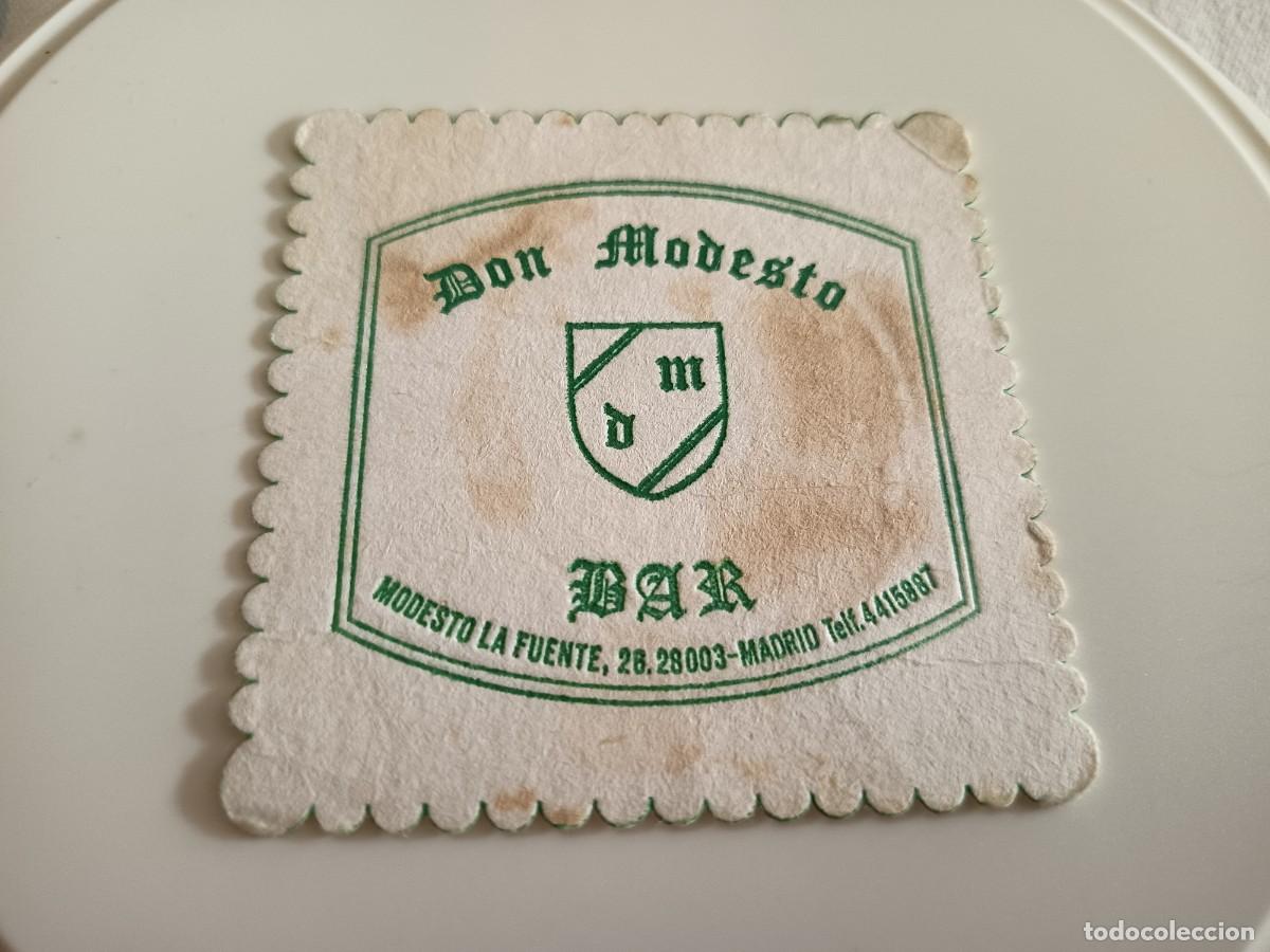 Otros art&iacute;culos de coleccionismo en papel: POSAVASOS BAR MODESTO-MADRID