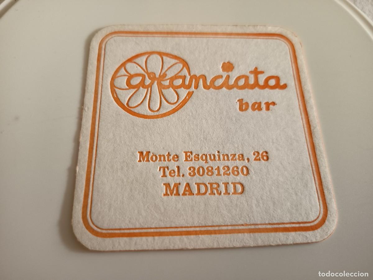 Otros art&iacute;culos de coleccionismo en papel: POSAVASOS BAR ARANCIATA-MADRID