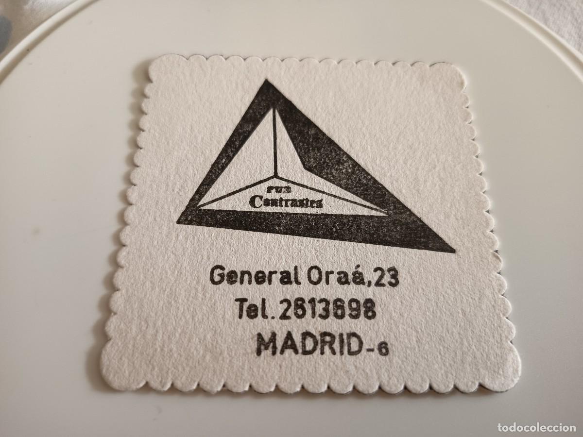 Otros art&iacute;culos de coleccionismo en papel: POSAVASOS PUB CONTRASTES-MADRID