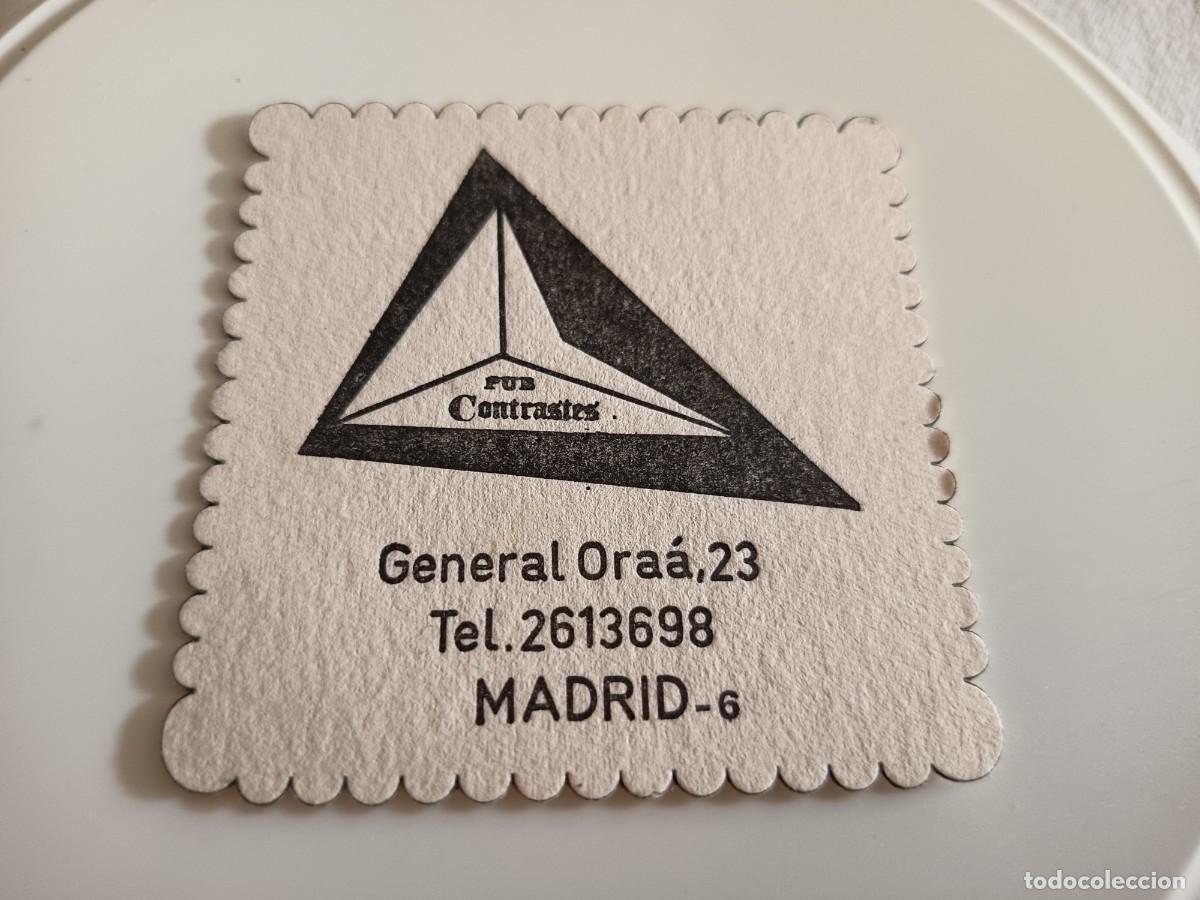 Otros art&iacute;culos de coleccionismo en papel: POSAVASOS PUB CONTRASTES-MADRID