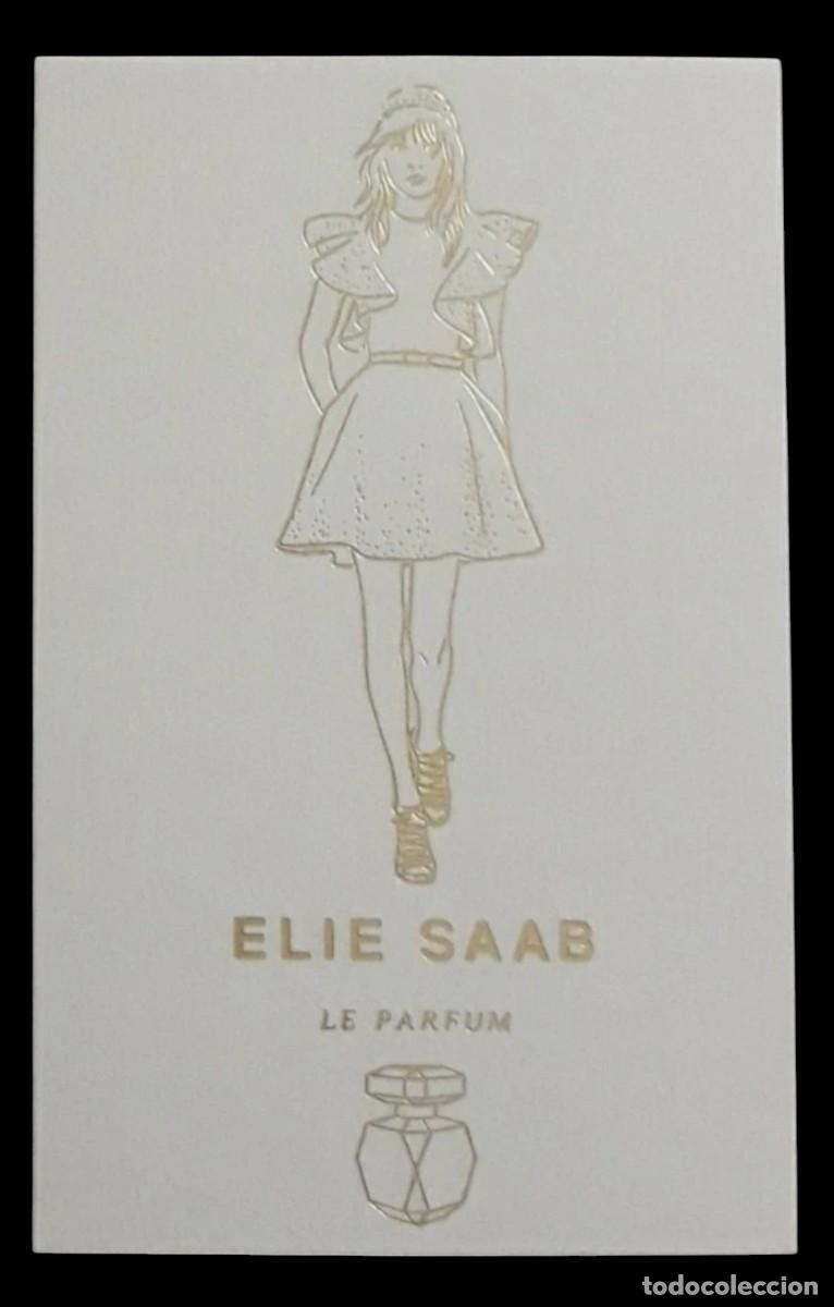 Otros art&iacute;culos de coleccionismo en papel: CARTA - TARJETA DE PERFUME ELIE SAAB. TOTALMENTE NUEVA.