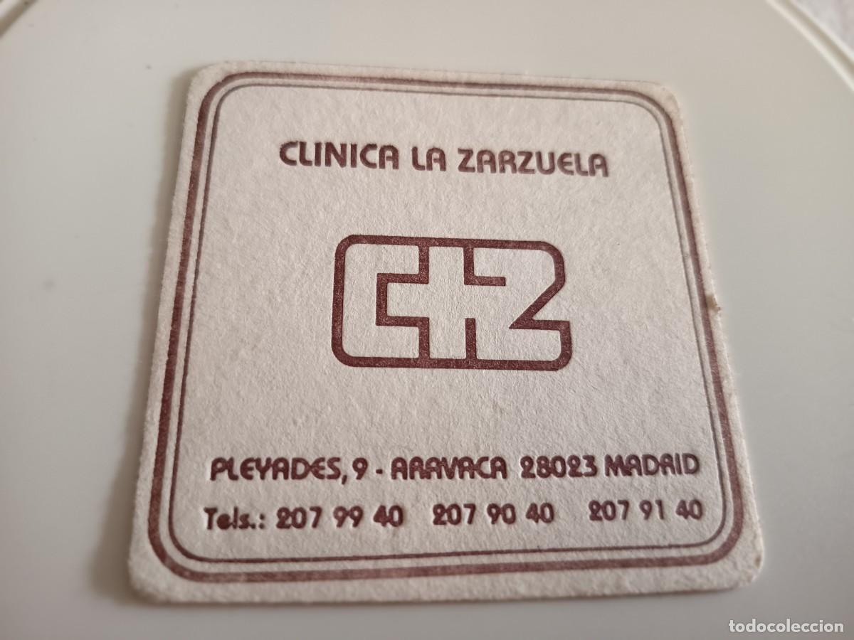Otros art&iacute;culos de coleccionismo en papel: POSAVASOS CLINICA LA ZARZUELA-MADRID