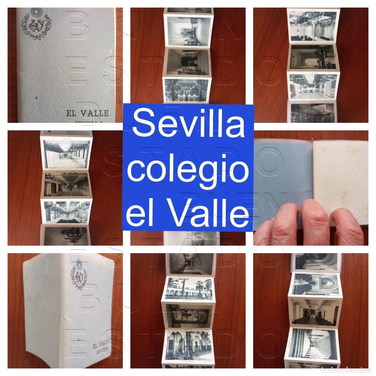 Otros art&iacute;culos de coleccionismo en papel: SEVILLA COLEGIO EL VALLE ALBUM EN ACORDEON 24 FOTOGRAFIAS MUY ANTIGUAS U20
