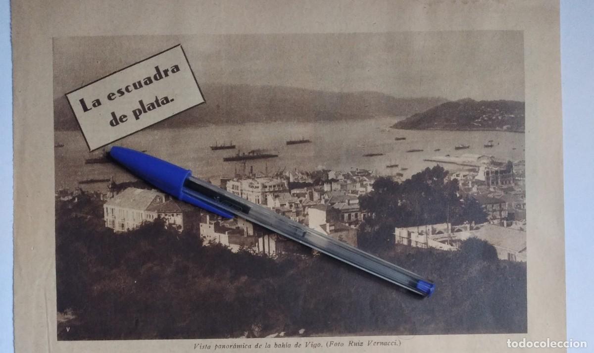Otros art&iacute;culos de coleccionismo en papel: VIGO PONTEVEDRA VISTA PANOR&Aacute;MICA DE LA BAH&Iacute;A RECORTE PRENSA A&Ntilde;O 1936