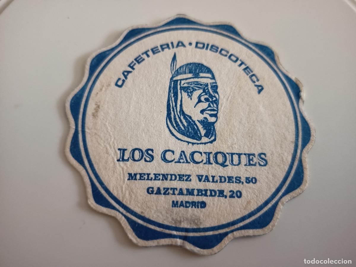 Otros art&iacute;culos de coleccionismo en papel: POSAVASOS DISCOTECA LOS CACIQUES-MADRID