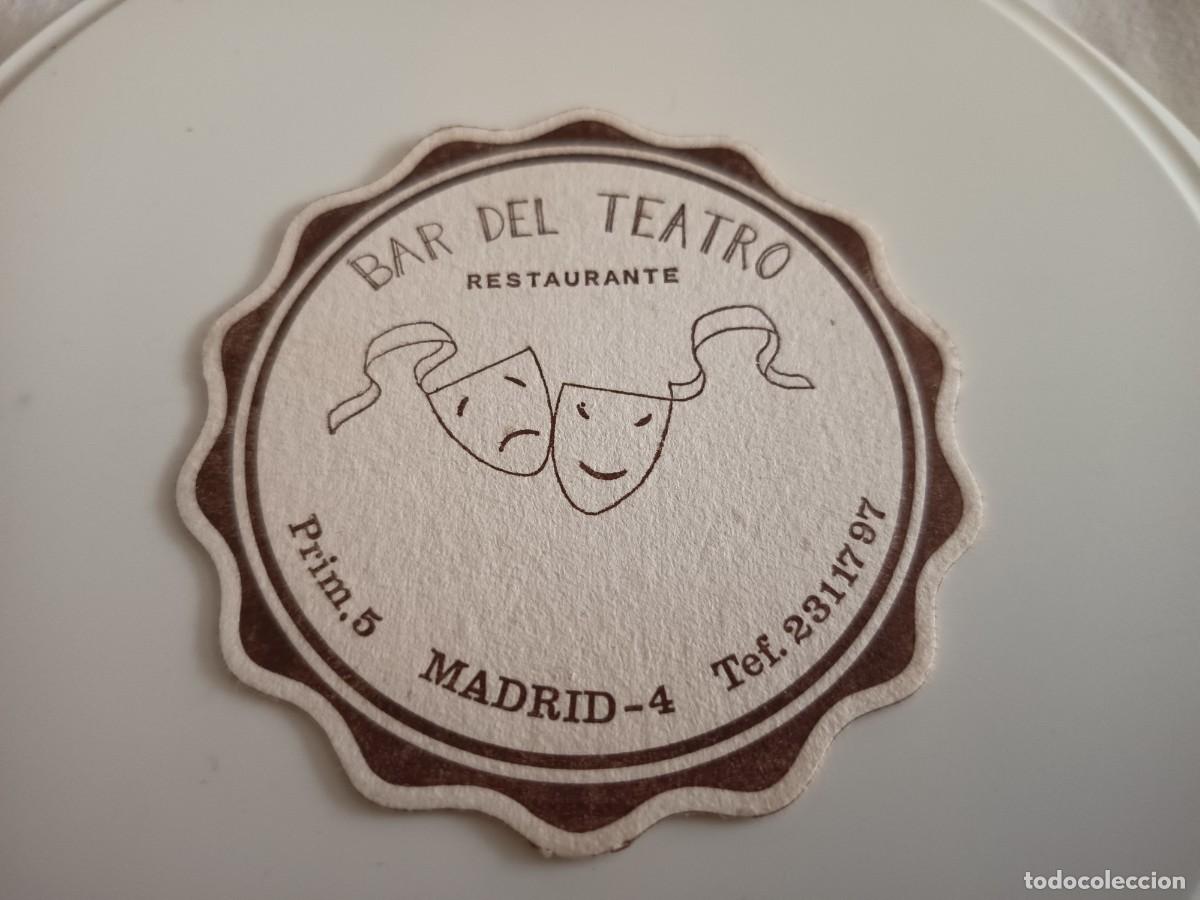Otros art&iacute;culos de coleccionismo en papel: POSAVASOS BAR EL TEATRO-MADRID