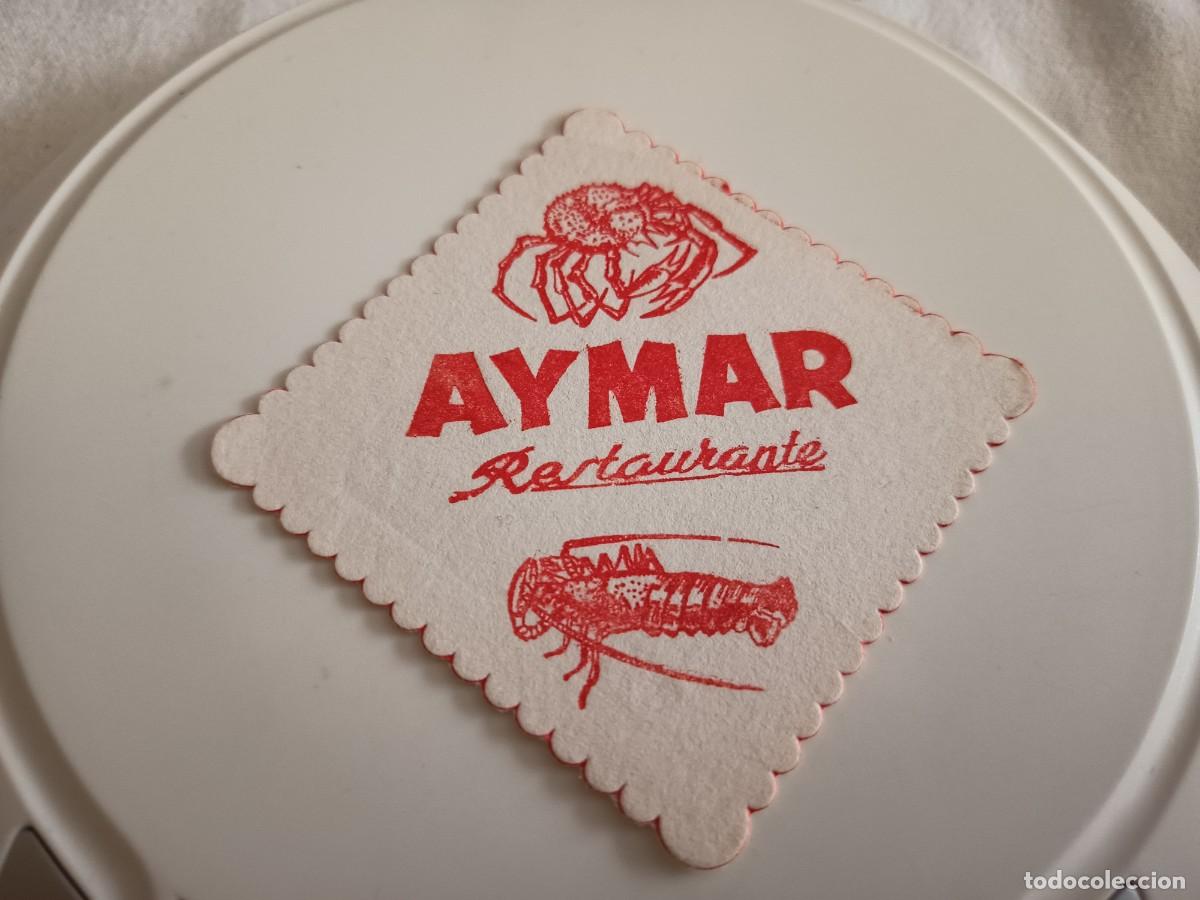 Otros art&iacute;culos de coleccionismo en papel: POSAVASOS RESTAURANTE AYMAR-MADRID