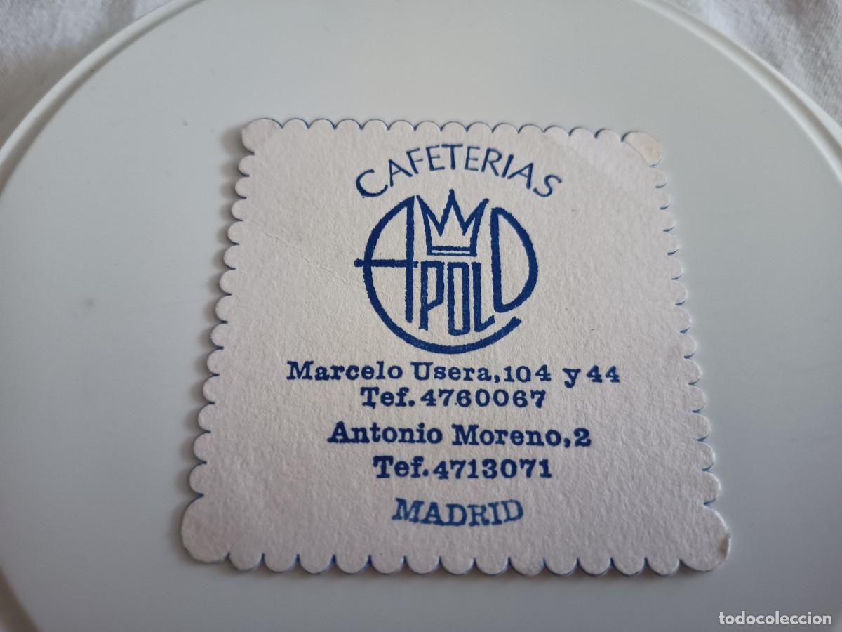 Outros artigos de papel: POSAVASOS CAFETERIAS APOLO-MADRID