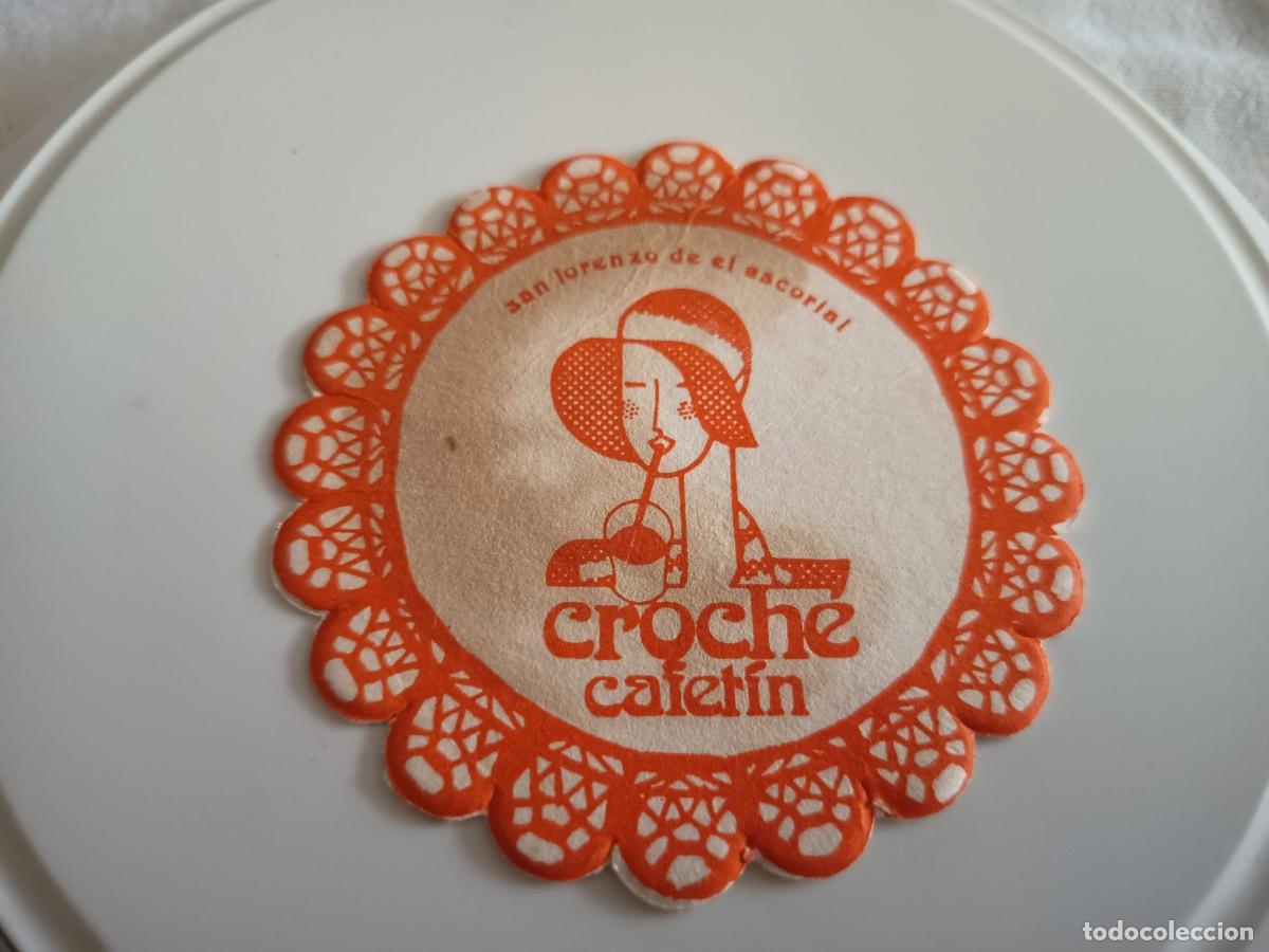 Paper Collecting Others: POSAVASOS CAFETIN CROCHE-SAN LORENZO DEL ESCORIAL-MADRID