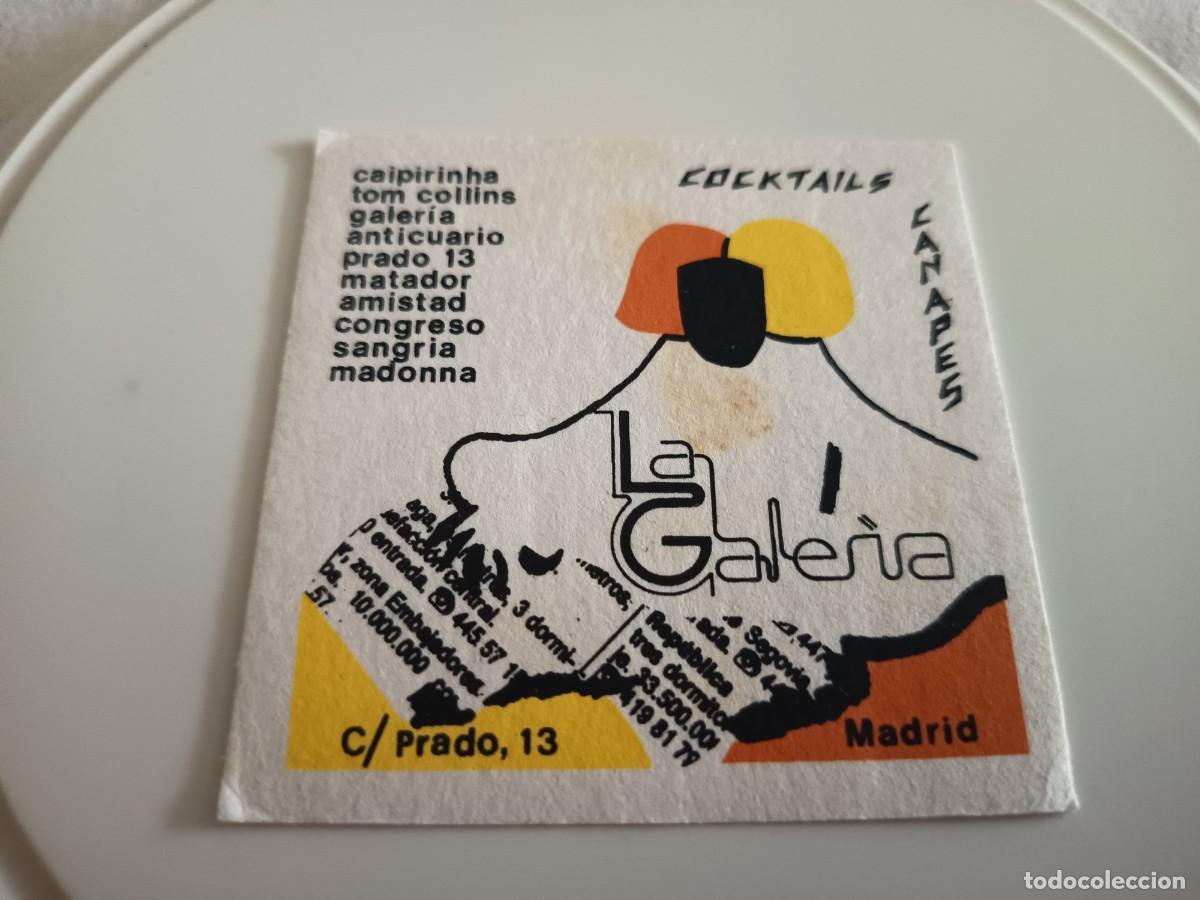 Sammelleidenschaft Andere Papierartikel: POSAVASOS PUB LA GALERIA-MADRID