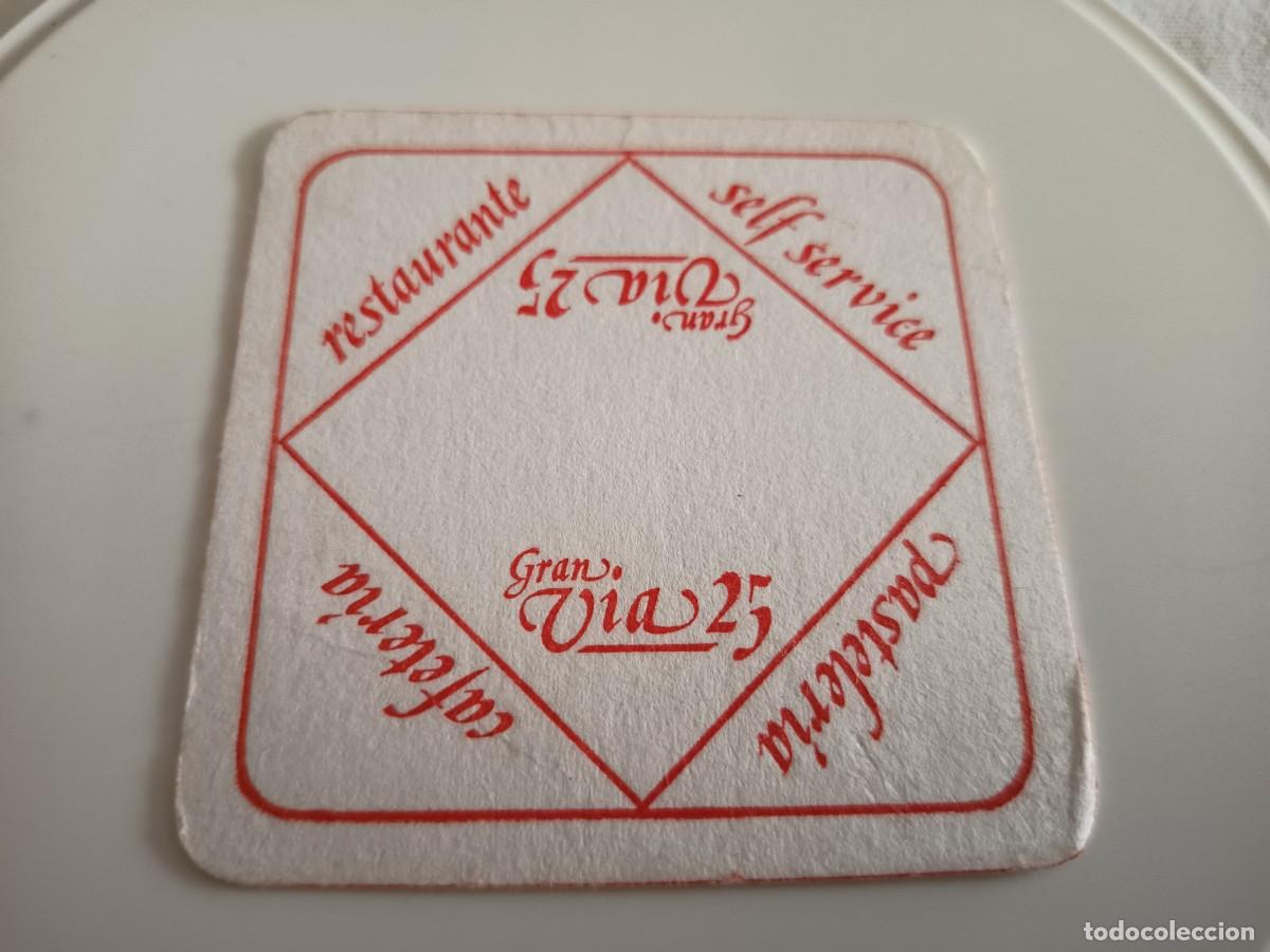 Otros art&iacute;culos de coleccionismo en papel: POSAVASOS CAFETERIA GRAN VIA 25-MADRID
