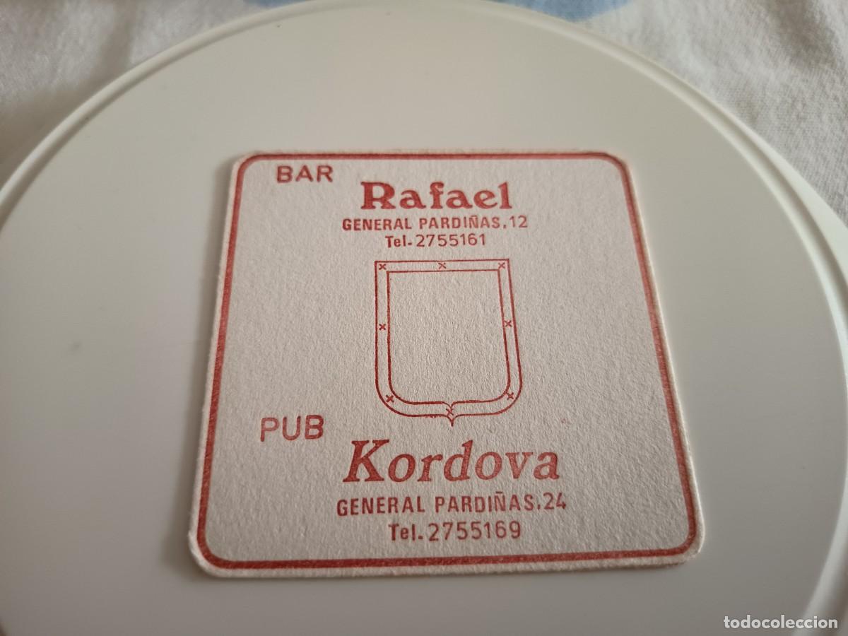 Otros art&iacute;culos de coleccionismo en papel: POSAVASOS BAR RAFAEL PUB KORDOVA-MADRID