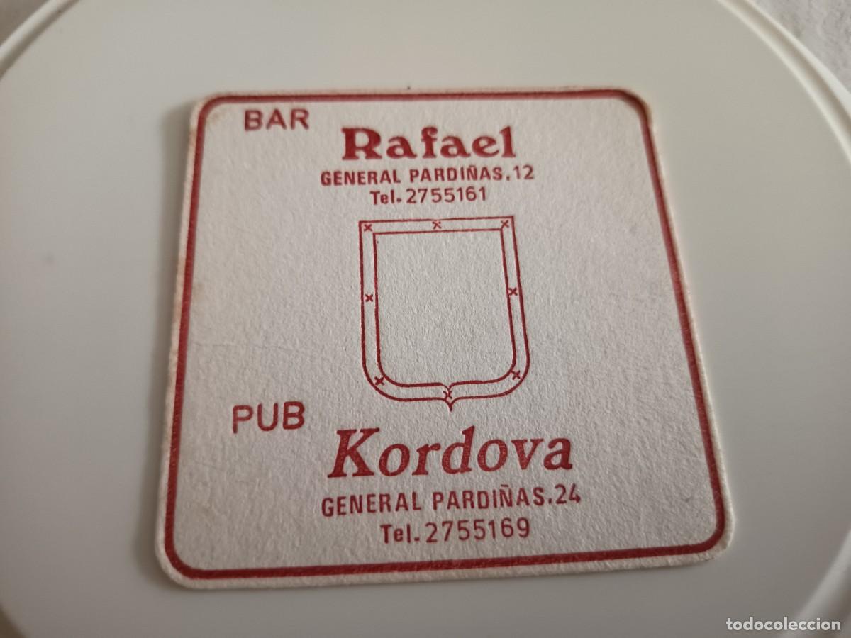 Otros art&iacute;culos de coleccionismo en papel: POSAVASOS BAR RAFAEL PUB KORDOVA-MADRID