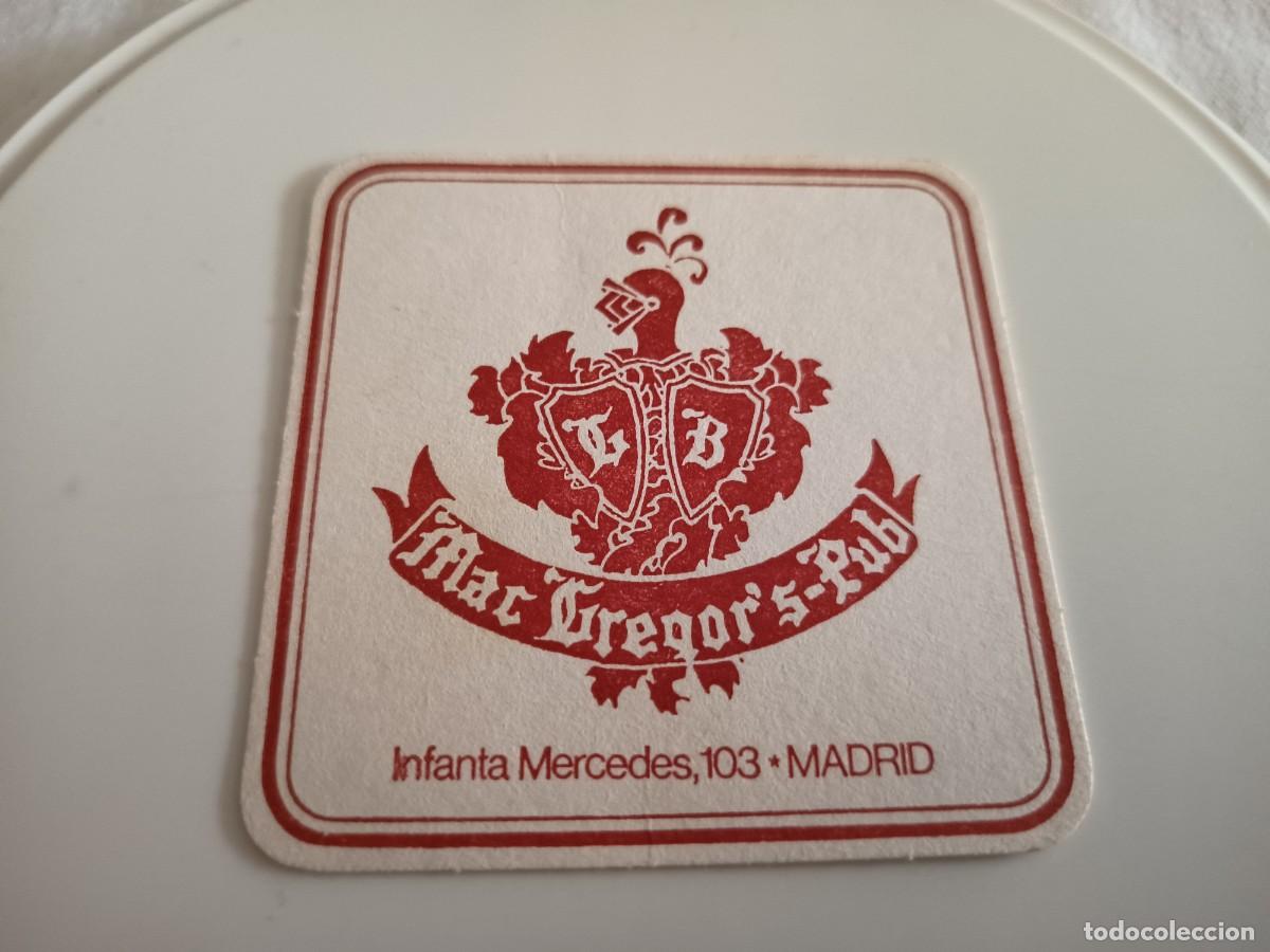 Otros art&iacute;culos de coleccionismo en papel: POSAVASOS PUB MAC GREGOR'S-MADRID