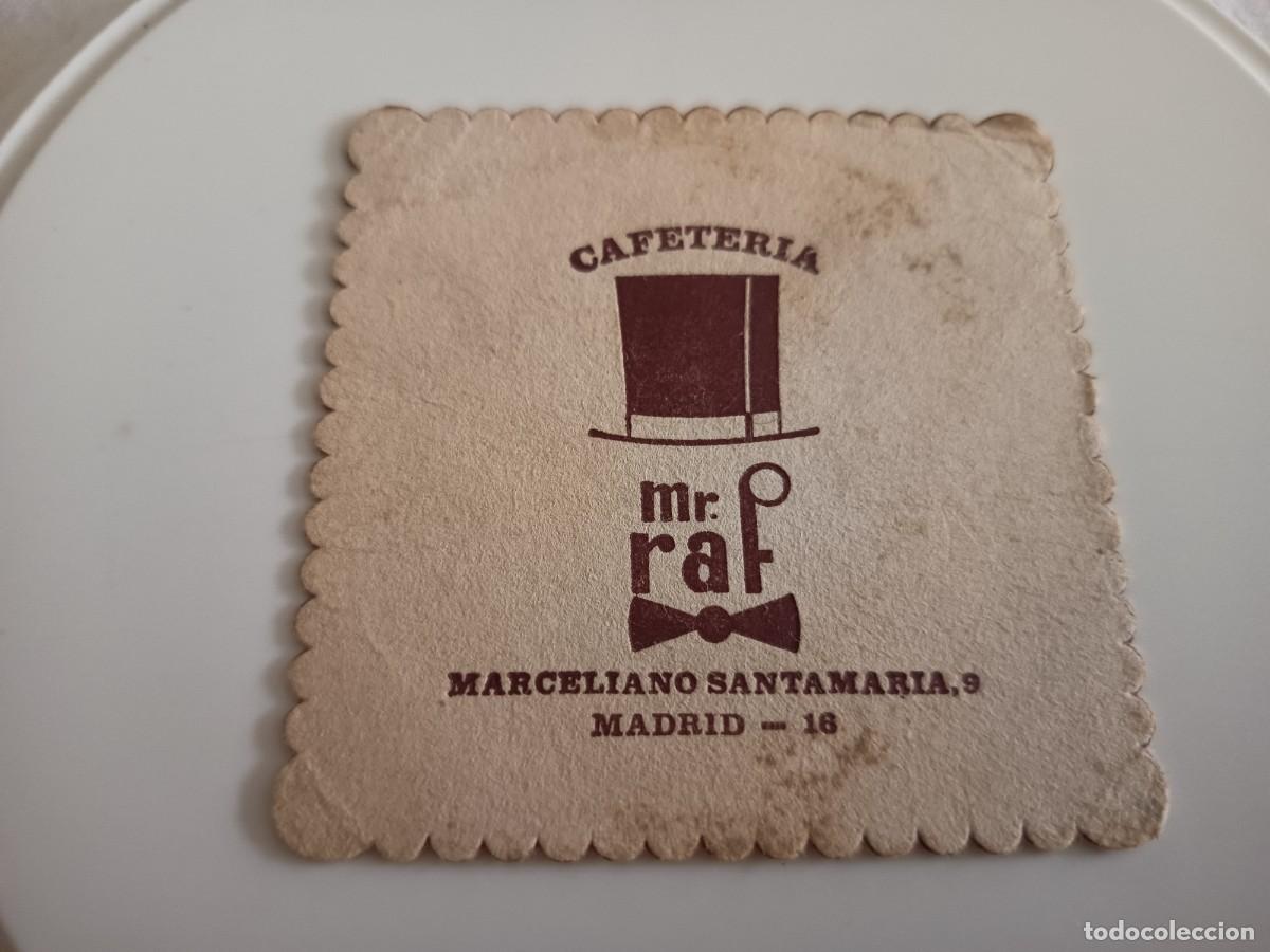 Otros art&iacute;culos de coleccionismo en papel: POSAVASOS CAFETERIA MR RAF-MADRID