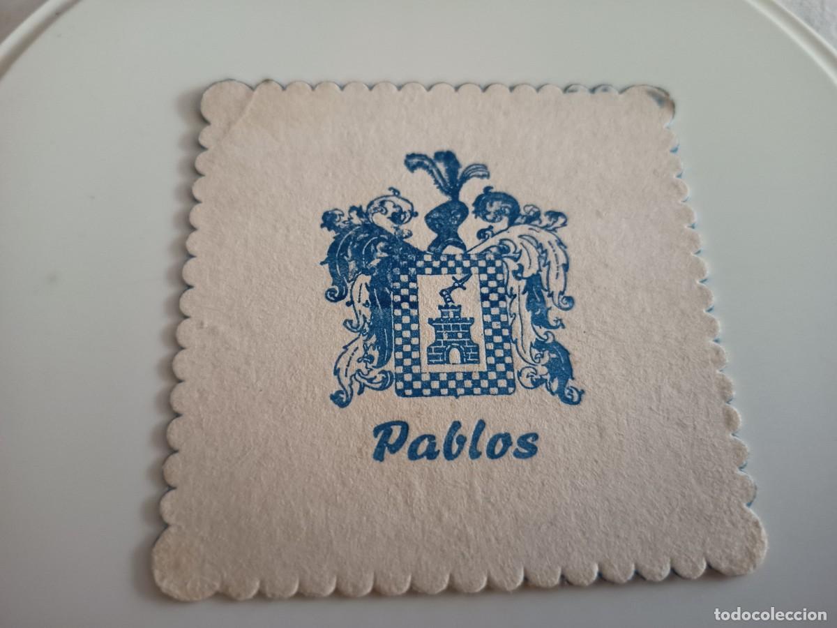 Otros art&iacute;culos de coleccionismo en papel: POSAVASOS CAFETERIA PABLOS-MADRID