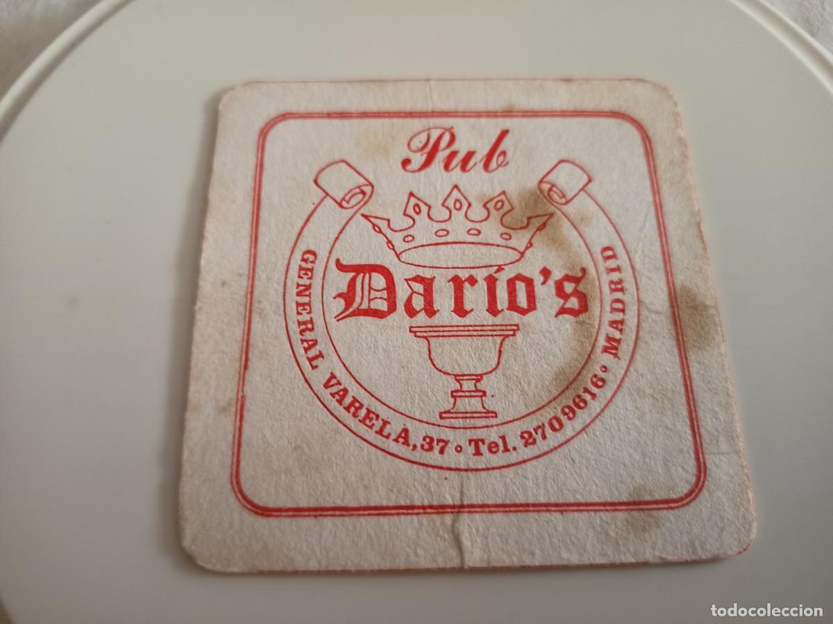 Otros art&iacute;culos de coleccionismo en papel: POSAVASOS PUB DARIO'S-MADRID