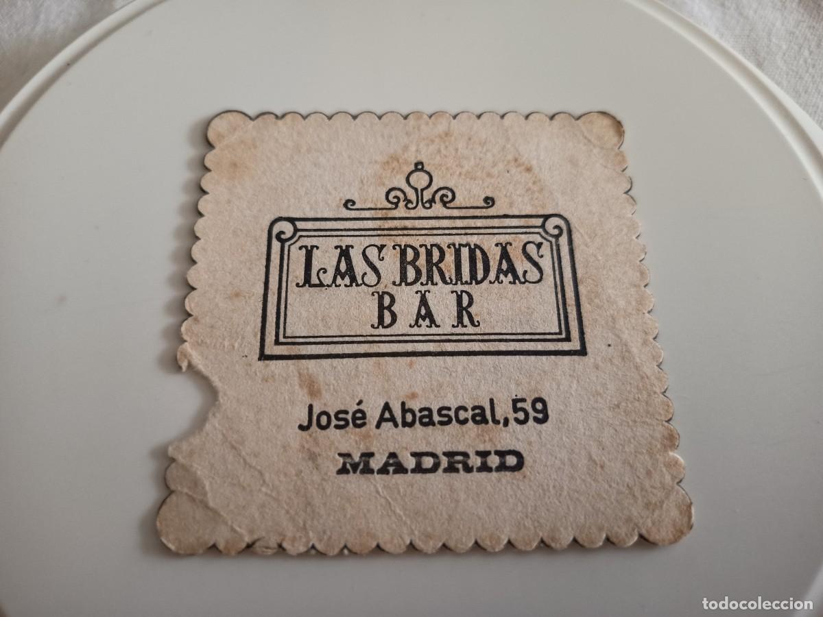 Otros art&iacute;culos de coleccionismo en papel: POSAVASOS BAR LAS BRIDAS-MADRID