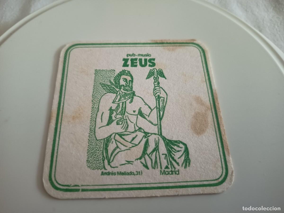 Otros art&iacute;culos de coleccionismo en papel: POSAVASOS PUB ZEUS-MADRID