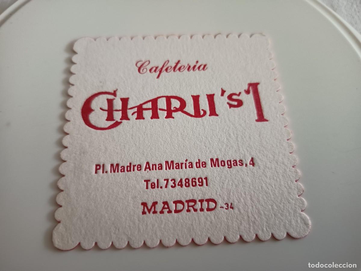 Otros art&iacute;culos de coleccionismo en papel: POSAVASOS CAFETERIA CHARLY'S 1-MADRID