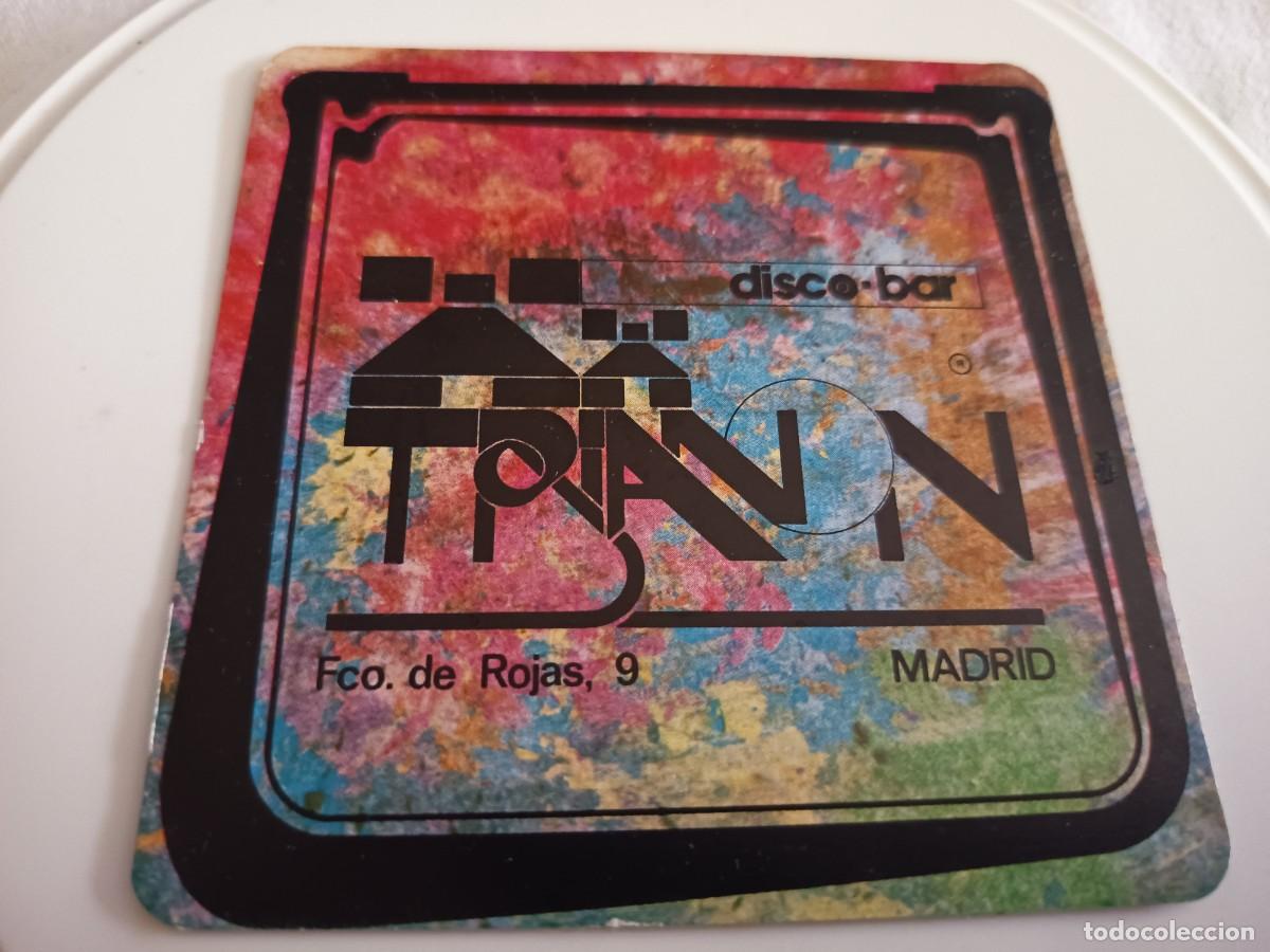 Otros art&iacute;culos de coleccionismo en papel: POSAVASOS DISCO BAR TRIANON-MADRID