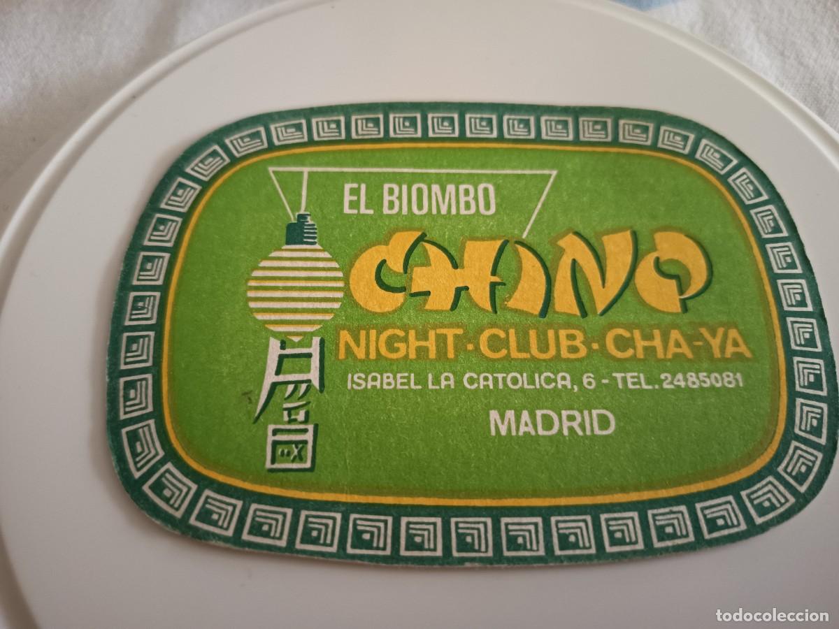 Otros art&iacute;culos de coleccionismo en papel: POSAVASOS NIGHT CLUB EL BIOMBO-MADRID