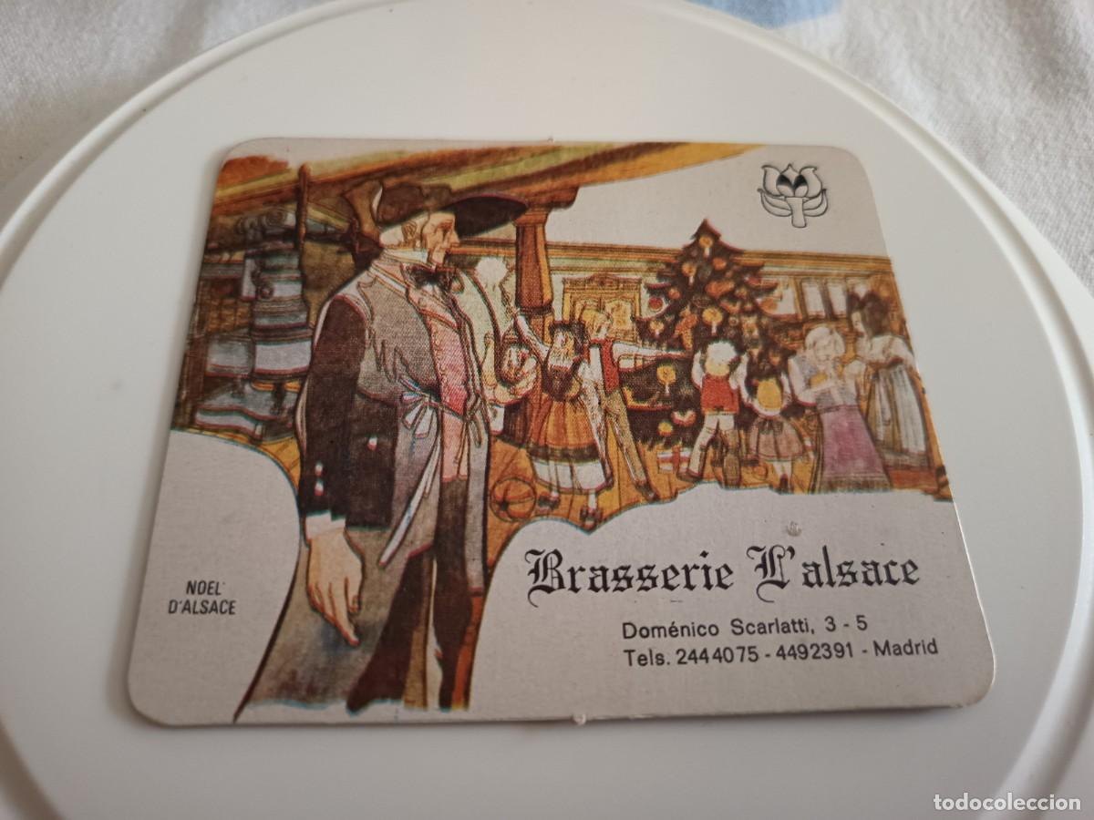 Otros art&iacute;culos de coleccionismo en papel: POSAVASOS BRASSERIE L'ALSACE-MADRID