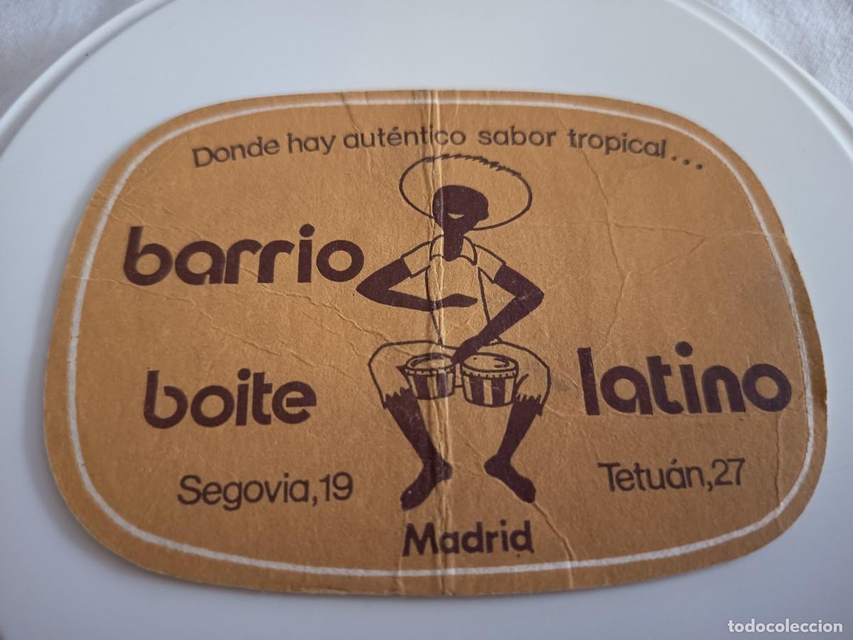 Otros art&iacute;culos de coleccionismo en papel: POSAVASOS BOITE BARRIO LATINO-MADRID