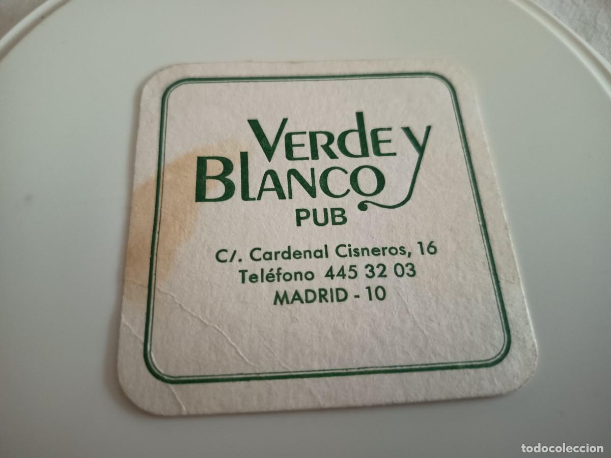 Otros art&iacute;culos de coleccionismo en papel: POSAVASOS PUB VERDE Y BLANCO-MADRID