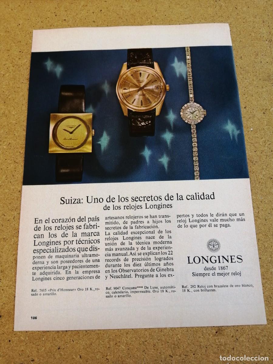 Paper Collecting Others: ANUNCIO. RELOJ LONGINES