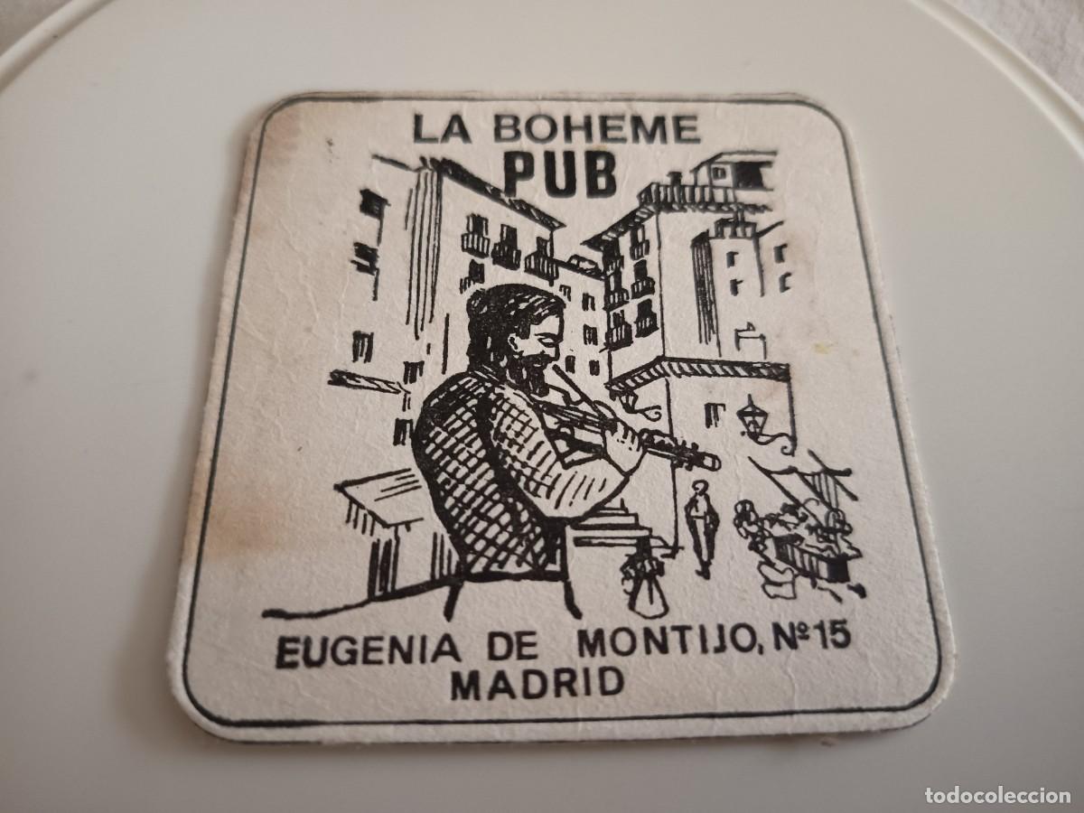Otros art&iacute;culos de coleccionismo en papel: POSAVASOS PUB LA BOHEME-MADRID