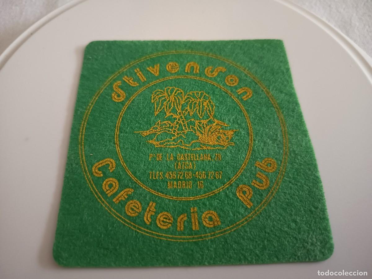 Otros art&iacute;culos de coleccionismo en papel: POSAVASOS PUB STIVENSON-MADRID