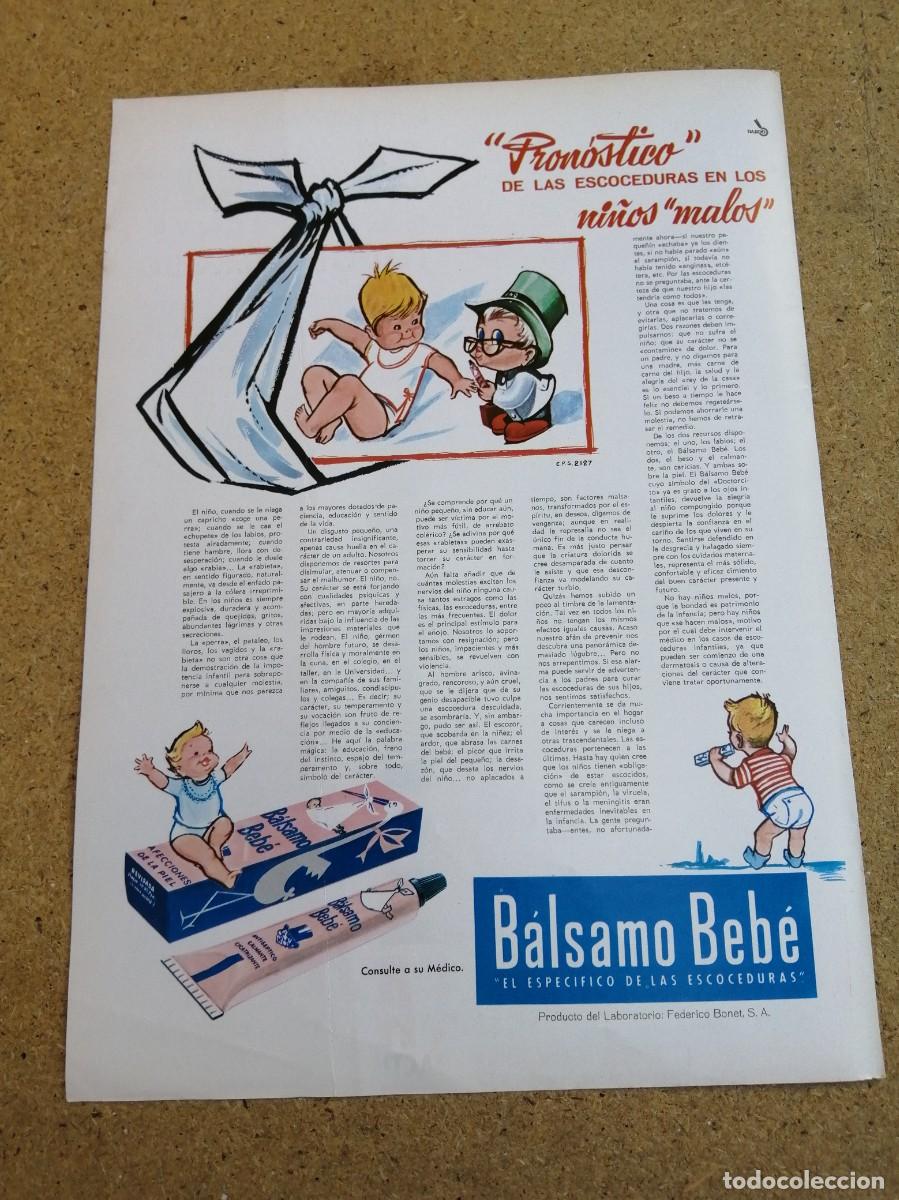 Otros art&iacute;culos de coleccionismo en papel: ANUNCIO. BALSAMO BEBE