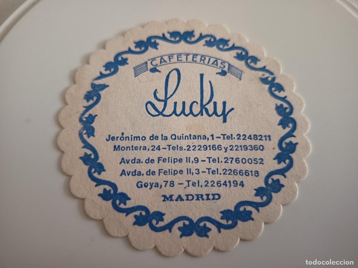 Otros art&iacute;culos de coleccionismo en papel: POSAVASOS CAFETERIAS LUCKY -MADRID