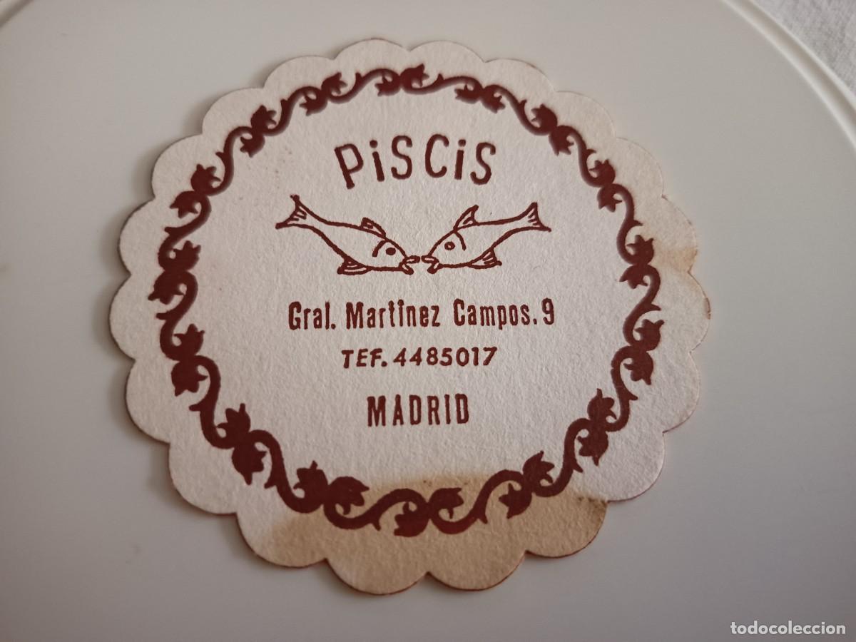 Otros art&iacute;culos de coleccionismo en papel: POSAVASOS CAFETERIA PISCIS-MADRID