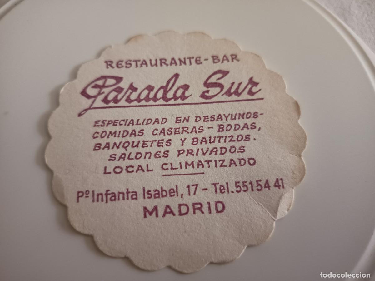 Otros art&iacute;culos de coleccionismo en papel: POSAVASOS CAFETERIA PARADA SUR-MADRID