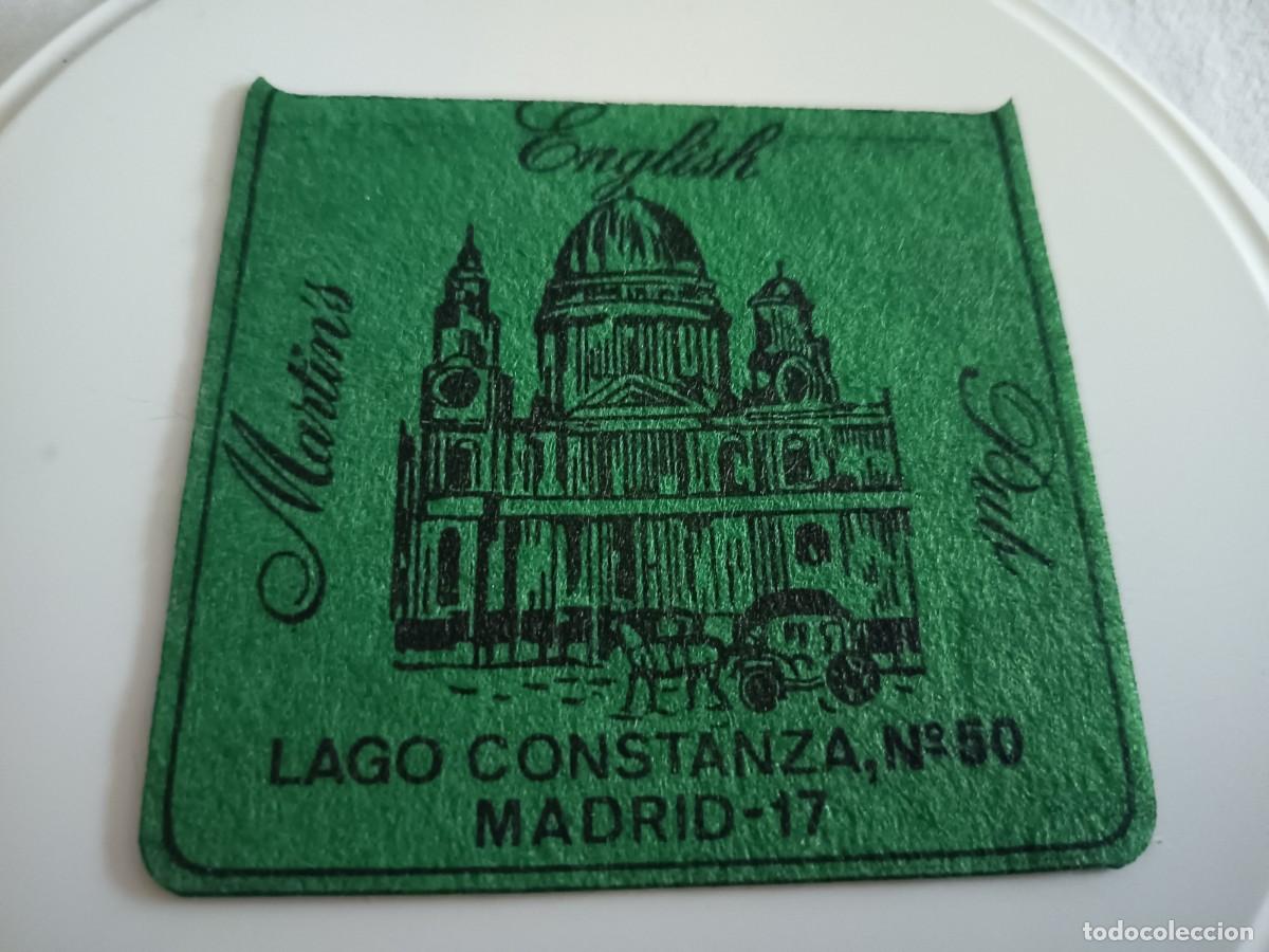 Otros art&iacute;culos de coleccionismo en papel: POSAVASOS PUB MARTIN'S-MADRID