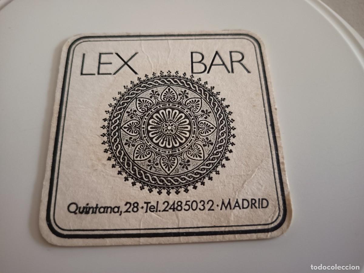 Otros art&iacute;culos de coleccionismo en papel: POSAVASOS BAR LEX -MADRID