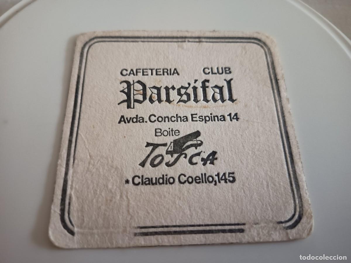 Otros art&iacute;culos de coleccionismo en papel: POSAVASOS CLUB PARSIFAL BOITE TOSCA -MADRID