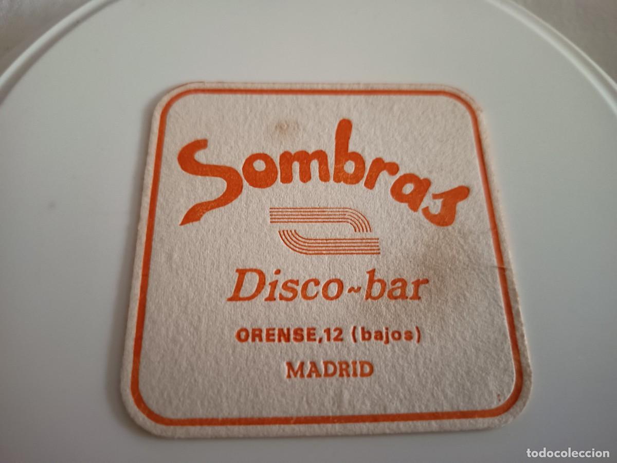 Sammelleidenschaft Andere Papierartikel: POSAVASOS DISCO BAR SOMBRAS-MADRID