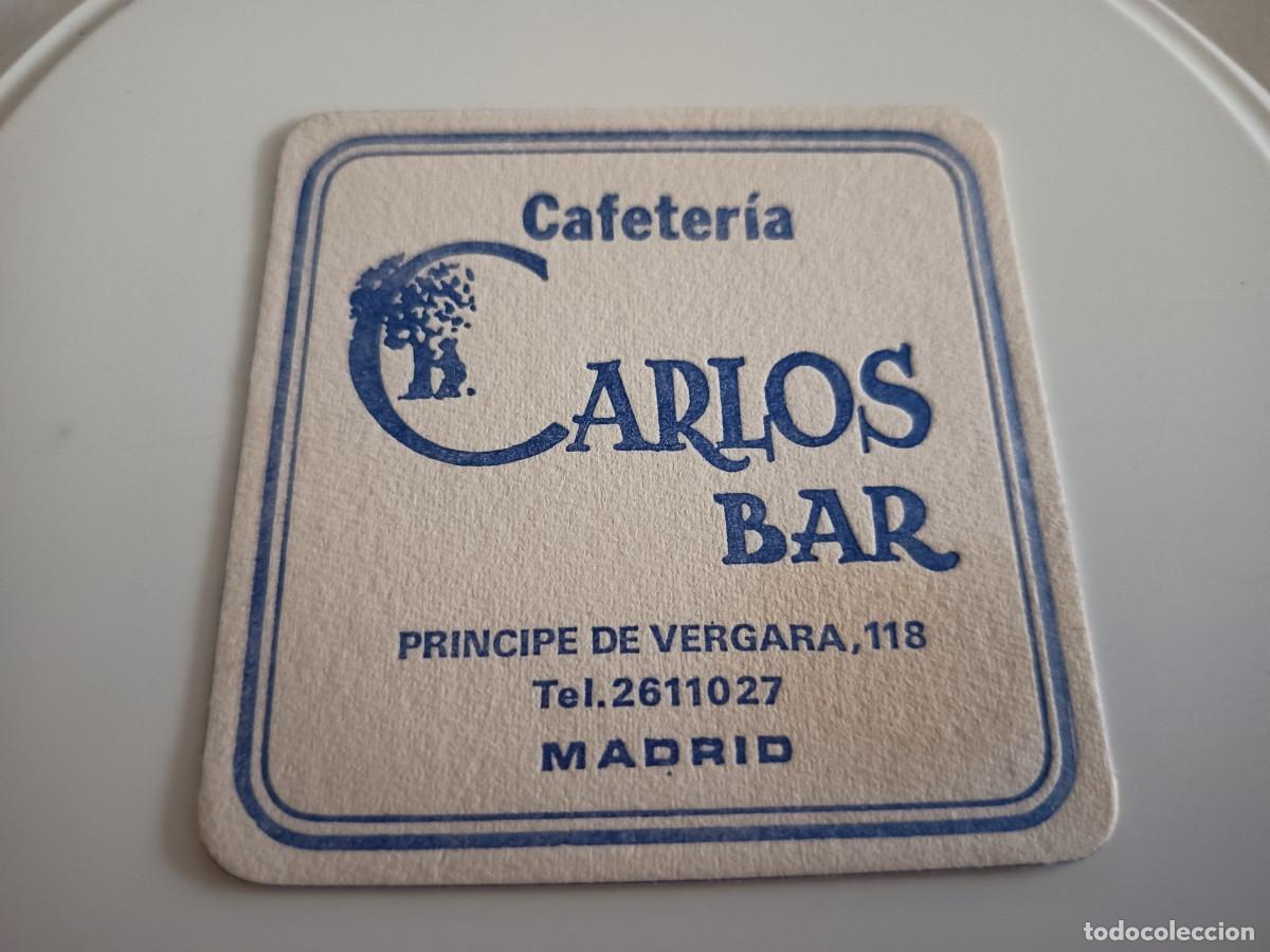 Otros art&iacute;culos de coleccionismo en papel: POSAVASOS CAFETERIA CARLOS-MADRID